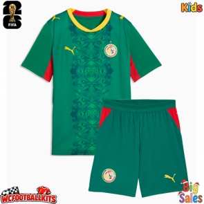 Senegal Replica Away Stadium Kit for Kids World Cup 2026 Short Sleeve (+ pants)